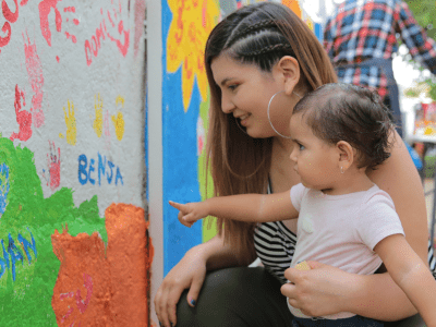 Cultiva, Integra y el colegio Nido de Águilas construyen patios que educan